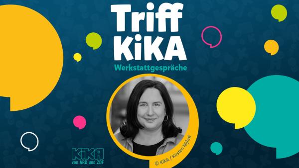 Cover zur Podcast-Episode 1 von "Triff KiKA – Werkstattgespräche" mit Dr. Astrid Plenk